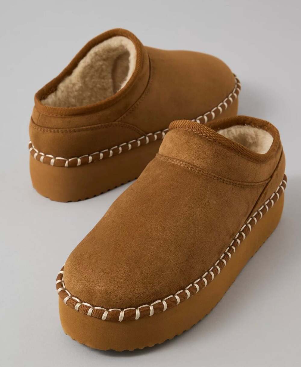 American Eagle Hangout Scuff Slide Size 10 Brown New with Out Tags